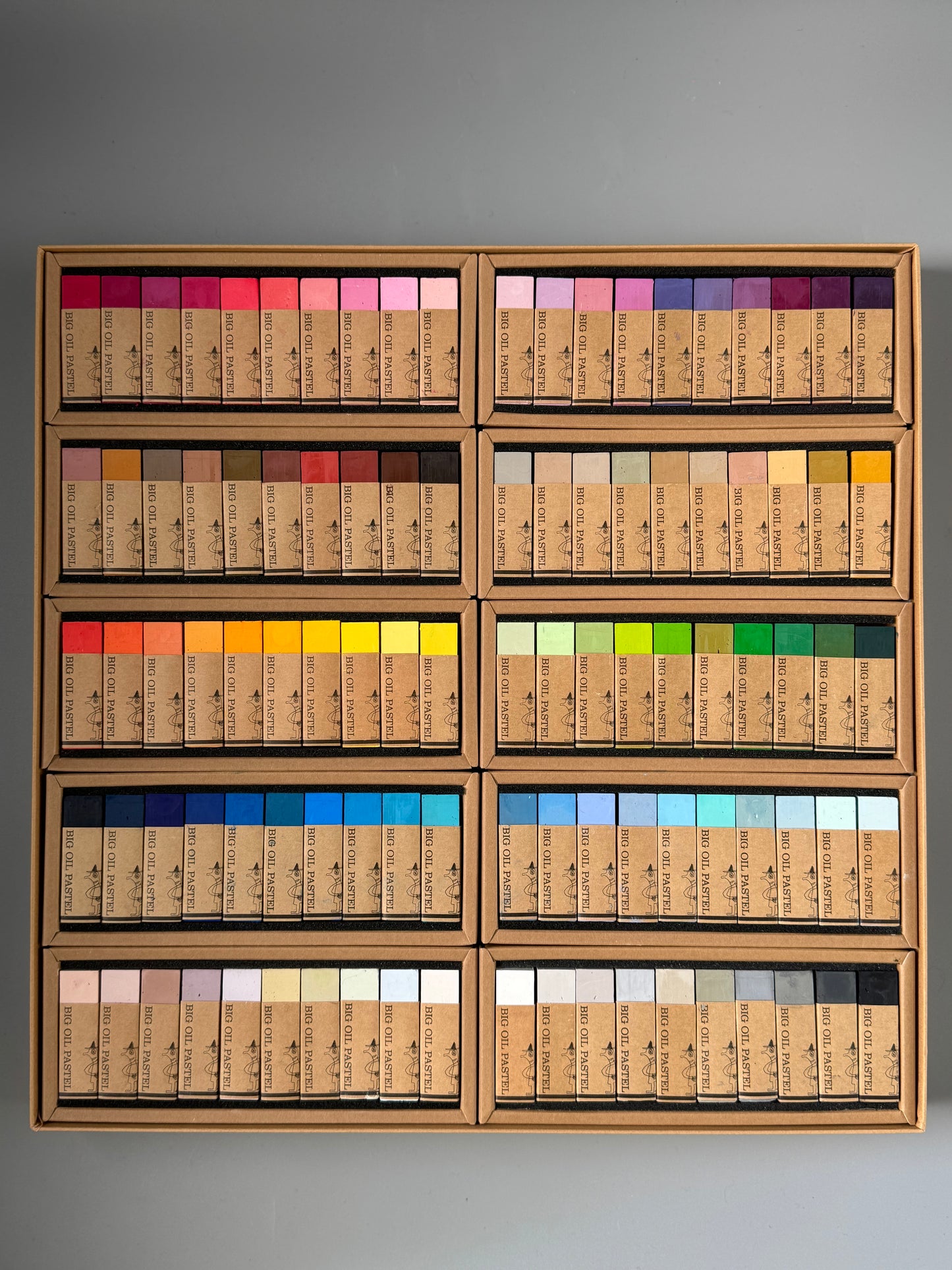 BIG OIL PASTEL Baby 100 colors limited set No,11 #Earth