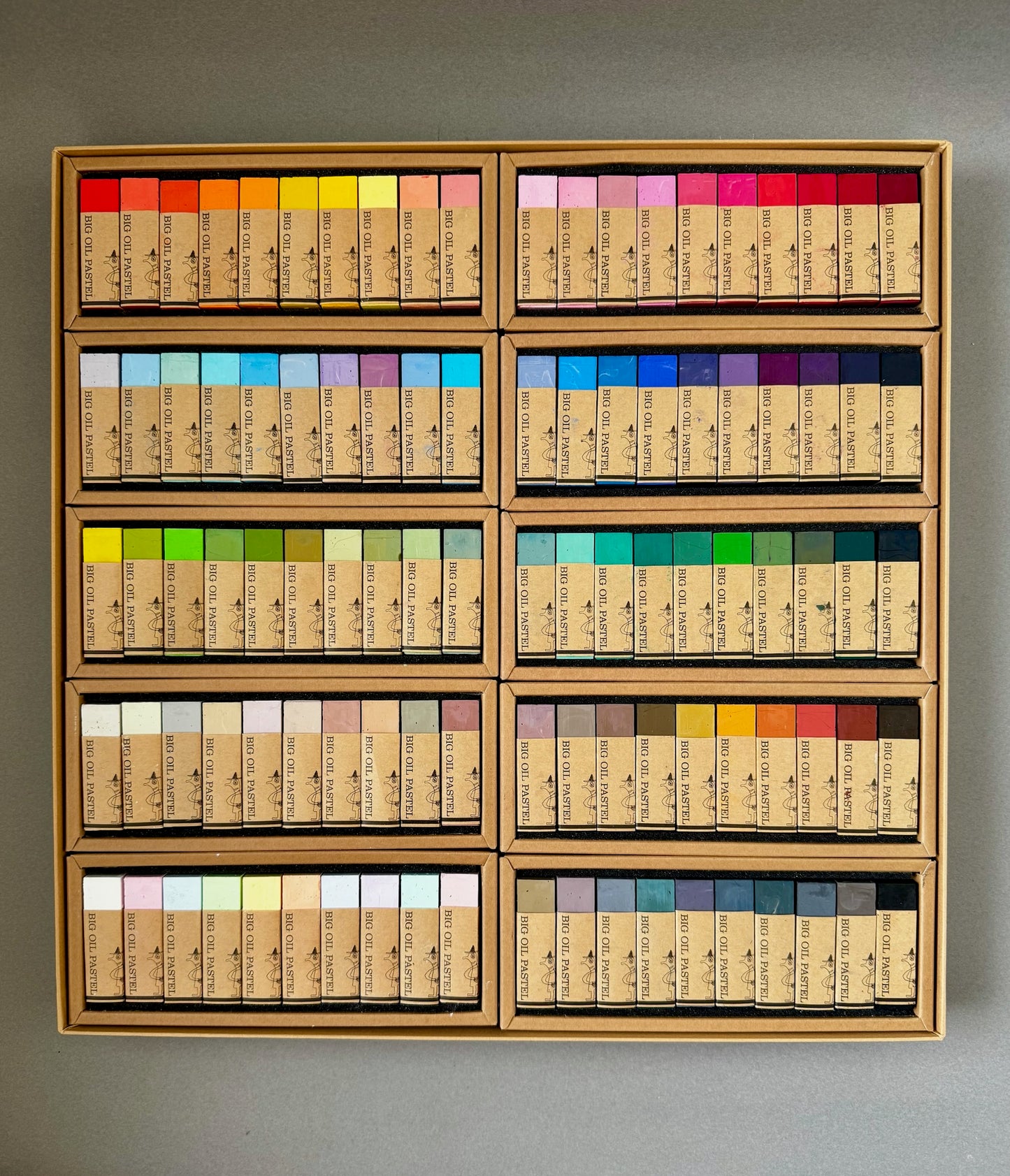 BIG OIL PASTEL Baby 100 colors limited set No,12 #Between Light and Shadow