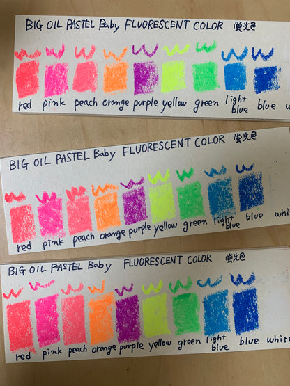 BIG OIL PASTEL Baby fluorescent colors